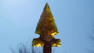 Making Glass Arrowheads HD [upl. by Hanako317]