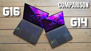 Asus ROG Zephyrus G14 vs G16 2024 COMPARISON InDepth Review [upl. by Anura]