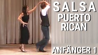 SALSA PUERTO RICAN  Anfänger 1  Figuren amp Schritte  Zusammenfassung [upl. by Delanie]