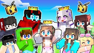 Best of Minecraft  Adopted by Royals Mermaid DemonsAngels Bees Barbie Santa [upl. by Eustatius]