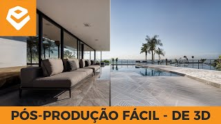 ENSCAPE COMO FAZER PÓSPRODUÇÃO FÁCIL E RÁPIDO PARA DEIXAR REALISTA psd enscape render [upl. by Elehcor]