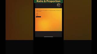 Ratio and Proportion of short Trick shorts maths ratio [upl. by Essenaj]