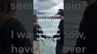 Have You Ever Seen the Rain Creedence Clearwater Revival Lyrics [upl. by Oringas]