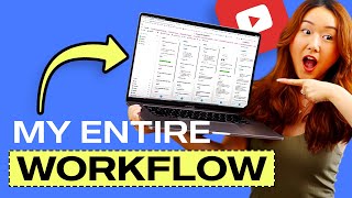 My ENTIRE Youtube Workflow from AZ Planning Filming Uploading and more [upl. by Rebma858]