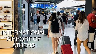 Walking at Athens International Airport  Eleftherios Venizelos  Greece  4K HDR [upl. by Audre617]