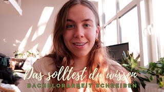 Alles was ich VOR der Bachelorarbeit gerne gewusst hätte  StudiGuide Psychologie  Julie [upl. by Okoyk]