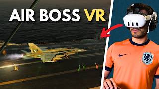 The NEW Air Boss Update in VR  DCS [upl. by Htilil]