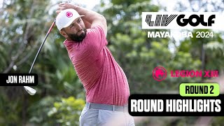 Highlights Rahm shares 2nd after 67  LIV Golf Mayakoba [upl. by Kinelski]