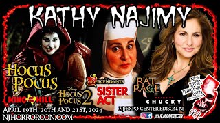 Kathy Najimy at NJ Horror Con April 2024 [upl. by Nnewg994]