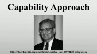 Capability Approach [upl. by Anavoig]