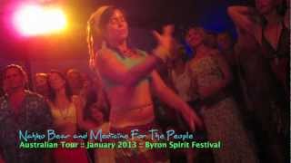 Stunning live Nahko amp Medicine For The People in BYRON BAY with Hoop Dancing Goddess [upl. by Ydnarb]