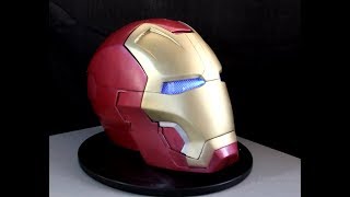 Impresión 3D casco de Iron Man y copia en fibra de vidrio Mark 42 [upl. by Saire]