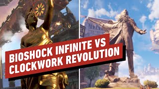 Bioshock Infinite vs Clockwork Revolution Comparison [upl. by Alahsal392]