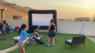 Outdoor Inflatable Projector Screen [upl. by Noemad]