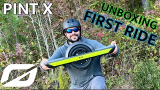 OneWheel Pint X  Unboxing and First Ride [upl. by Meesan550]