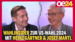 Der große Wahlinsider zur USWahl 2024 mit Heinz Gärtner amp Josef Mantl [upl. by Nednyl968]