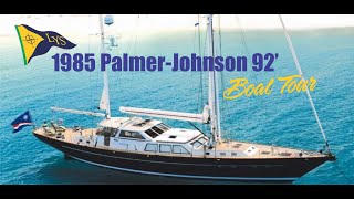 1985 Palmer Johnson 92 BOAT TOUR  Little Yacht Sales [upl. by Etoile]