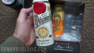 Unboxing a Pilsner Urquell beer collectible lunch box [upl. by Leo]