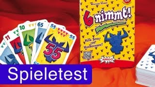 6 nimmt Kartenspiel  Anleitung amp Rezension  SpieLama [upl. by Mauretta]