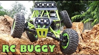 RC Багги WLtoys 12428 Машинка на радиоуправлении из Китая Полноприводная Unboxing RC car [upl. by Llydnek]