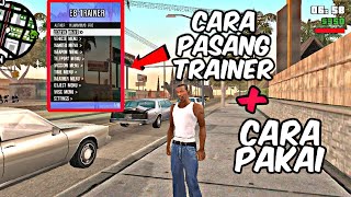 Cara Pasang  Cara Pakai Trainer Di Gta Sa Android gtasanandreas gtasaandroid tutorial [upl. by Erait]