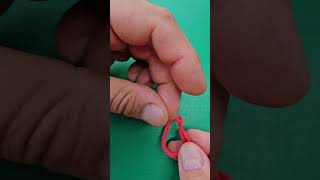 Perfect loop on hook fishing loop knot to tie fly or wobbler the best way so it can play correct [upl. by Silver879]