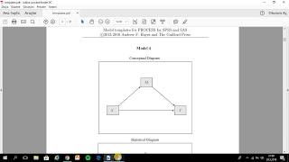 Spss Process ile Aracı Değişken Analizi Mediation Model 4 [upl. by Aicenet]