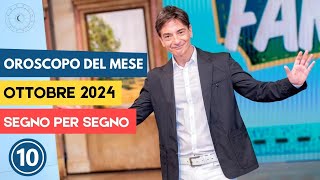 LOROSCOPO DI OGGI DI PAOLO FOX LE PREVISIONI PER TUTO OTTOBRE 2024 PER OGNI SEGNO [upl. by Hasina614]