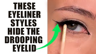 Must Try 8 Eyeliner Styles on HOODED EYES Easy Beginner Friendly Tutorial [upl. by Aneladdam]