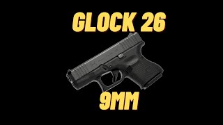 Glock 26  Small concealed carry Glock [upl. by Beauchamp]