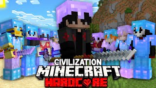 100 Players Simulate A DEADLY Civilization In Minecraft [upl. by Ellehcram]