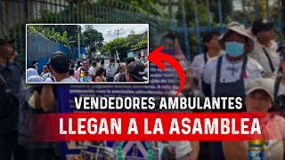 🔴MARCHA de VENDEDORES llega a la ASAMBLEA  EUGENIO CHICAS CONDENADO [upl. by Virgie]