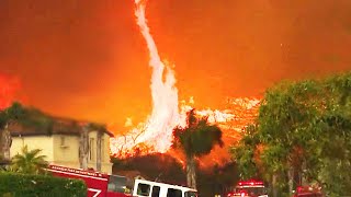 5 Incredible Firenadoes Caught On Camera [upl. by Palermo]