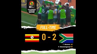 Uganda vs South Africa  Africa Cup of Nations qualification All Goals Highlights [upl. by Htiek703]