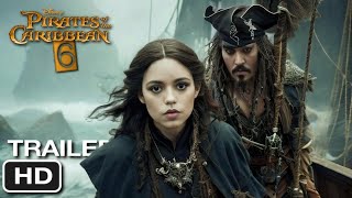 Piratas do Caribe 6 Capítulo Final  Trailer dublado  Jenna Ortega Johnny Depp [upl. by Aseen]