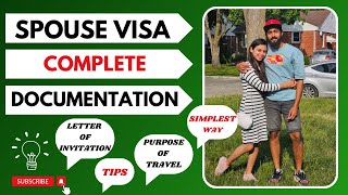 Spouse Visa for Canada Complete Documentation GC key Purpose of Travel and Letter of Invitation [upl. by Limaa]