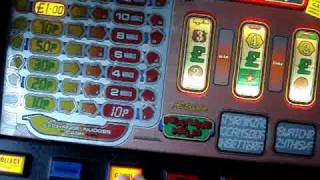 Feature board action  Barcrest Super Line Up MPU3 Fruit Machine [upl. by Kihtrak]