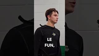 Le premier but LHJMQ de Mathias Bourque  Plus de contenu sur Surlabandecomlhjmq surlabande [upl. by Akiemahs]