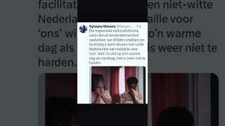 Hilarisch Wilders maakt Sylvana Simons WOEST met felicitatie Olympisch goud shorts [upl. by Christensen743]