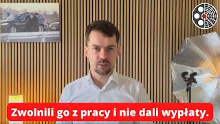 Michał Kołodziejczak Agrounia Zwolnili go z pracy i nie dali wypłaty [upl. by Vachel]