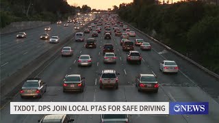 TxDOT DPS join local PTAs for safe driving [upl. by Annadiane]