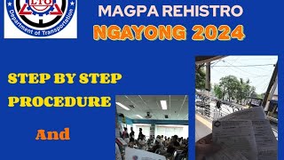 LTO MOTORCYCLE REGISTRATION UPDATE 2024 PAANO MAGPA REHISTRO NA MAPAPABILIS AT MAKAKATIPID [upl. by O'Connor]