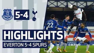 HIGHLIGHTS  EVERTON 54 SPURS  Sanchez Lamela and Kane score in ninegoal defeat at Goodison Park [upl. by Kartis888]