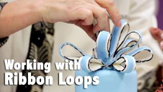 How to use Gum Paste Ribbon Loops  Cake Tutorials [upl. by Nylyaj]