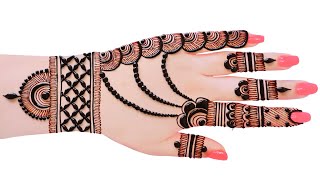 Stylish mehndi design front hand mehndi design easy amp simple  mehandi ka design  mehndi designs [upl. by Gerdeen]