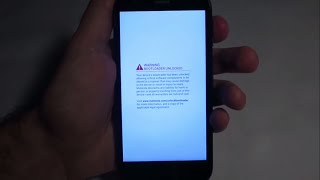 Motorola Moto GHow to remove warning Bootloader unlocked Message Logo Warning  HD [upl. by Ittam317]