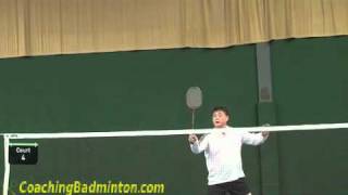 Badminton Forehand Tap Drive [upl. by Olivier]