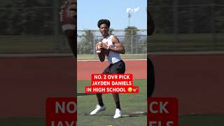 Commanders QB Jayden Daniels was a 4⭐️ recruit in high school 👀 nfldraft [upl. by Hennie]