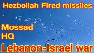 Hezbollah Fires BACK at Mossad HQ Near Tel Aviv [upl. by Rapsac]