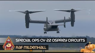 SPECIAL OPS CV22 OSPREY RETURNS TO OUR CHANNEL 7TH SPECIAL OPERATIONS SQUADRON • RAF MILDENHALL [upl. by Yrrot]